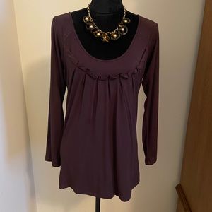 Scoop neckline tunic